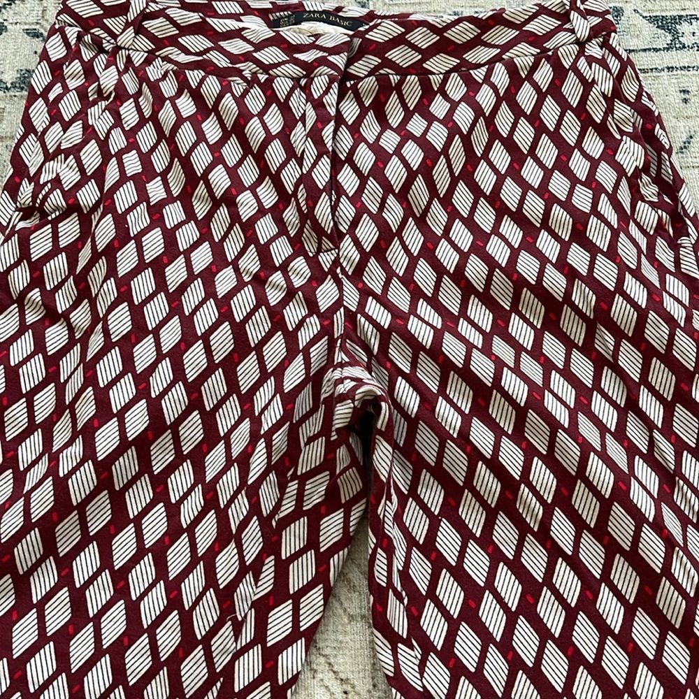 Zara Patterned Pants - Picture 2 of 6
